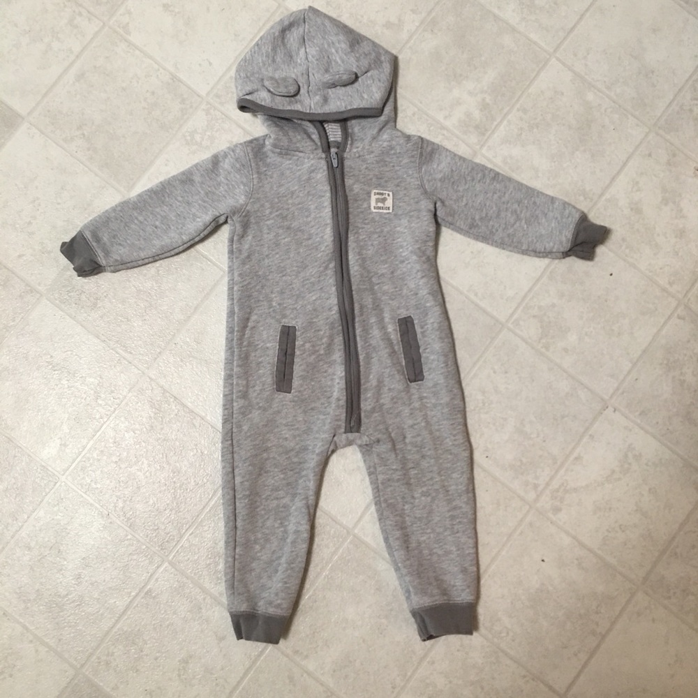 Grey Baby Romper/Jumpsuit